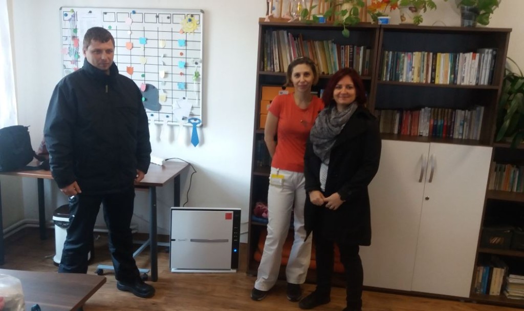 Předání čističky vzduchu Domov seniorů Nové Strášecí