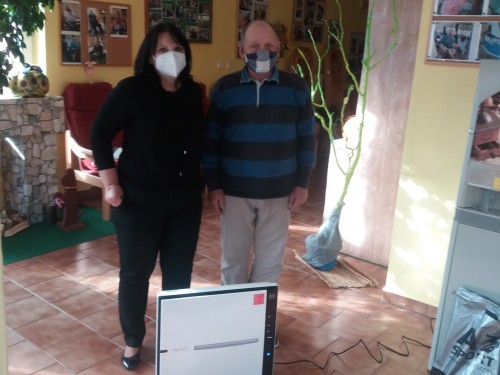 Čistička vzduchu v Domově seniorů Jankov